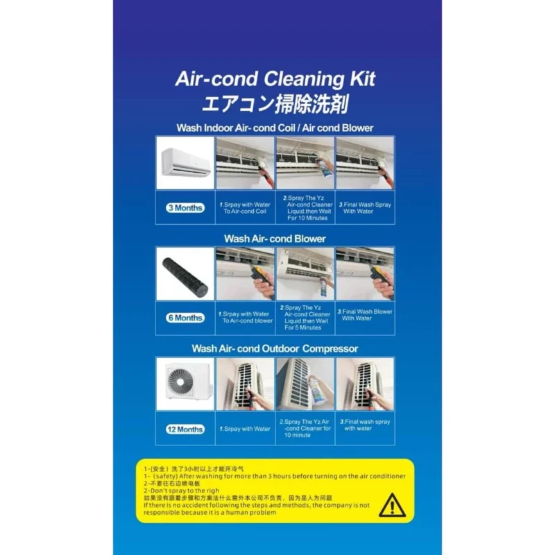 Aircond Cleaning Kit YZ with WIRELESS WATER JET GUN⚡️无线电动水枪洗冷气套装‼️ - Image 8