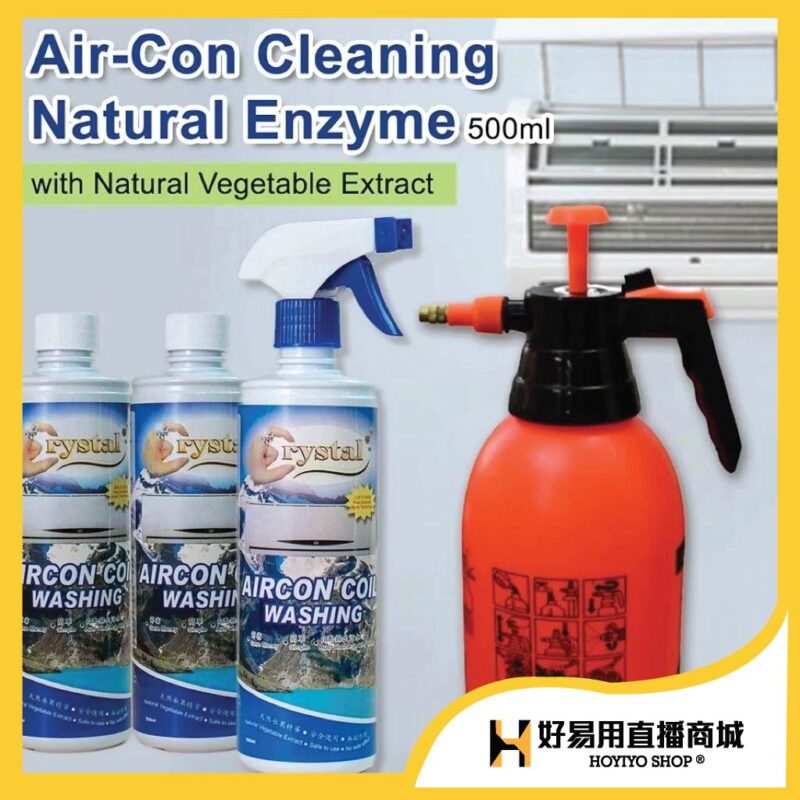 [PROMO SET] Aircond Cleaning Natural Crystal Liquid 500ML